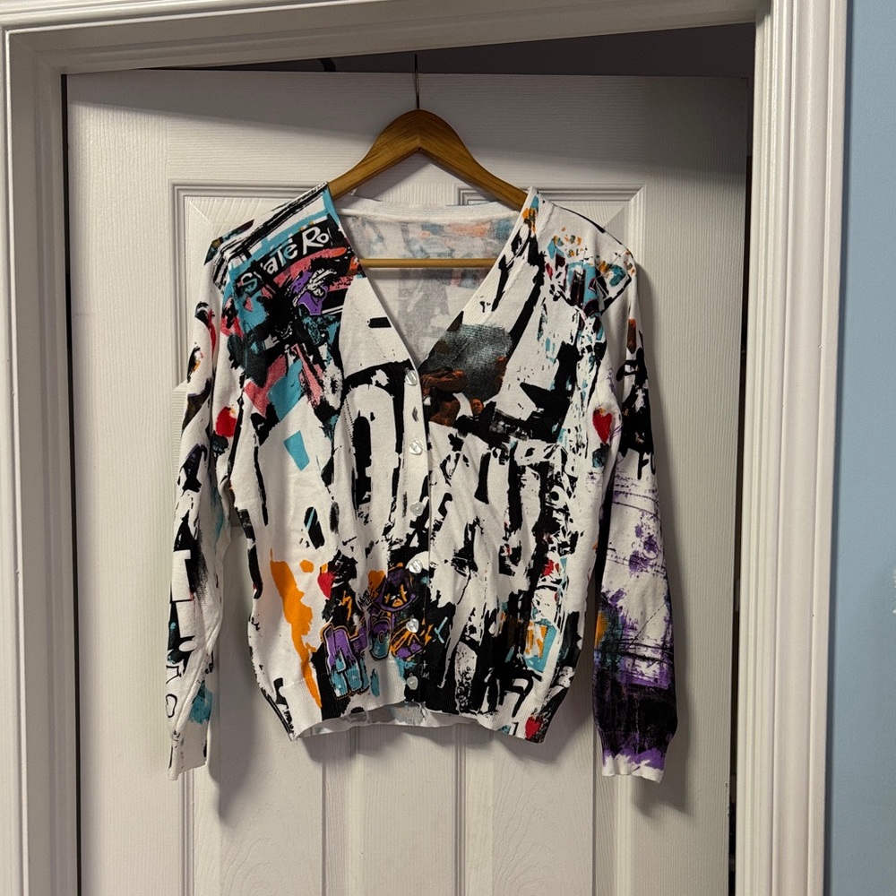 Colorful Abstract Women's Sweater